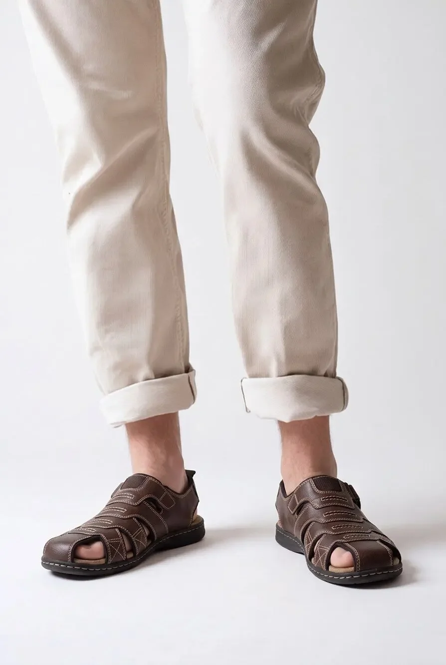 Dockers Searose Memory Foam Closed-Toe Fisherman Sandals Mens Size 11M